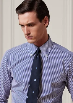 Chemise Rayures Bengalies En Popeline 12 Chemise Rayures Bengalies En Popeline -Promos Chemises Décontractées Boutique s7 1485833 alternate4