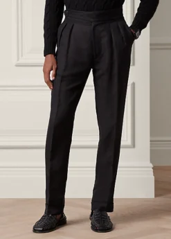 Pantalon Fait Main En Lin Et Soie 9 Pantalon Fait Main En Lin Et Soie -Promos Chemises Décontractées Boutique s7 1485858 alternate1