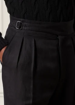 Pantalon Fait Main En Lin Et Soie 11 Pantalon Fait Main En Lin Et Soie -Promos Chemises Décontractées Boutique s7 1485858 alternate4