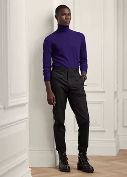 Pantalon Cargo En Sergé Stretch