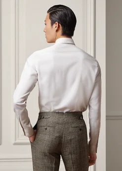 Chemise En Gabardine De Soie -Promos Chemises Décontractées Boutique s7 1485876 alternate3