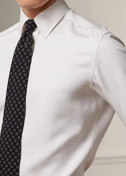 Chemise En Gabardine De Soie -Promos Chemises Décontractées Boutique s7 1485876 alternate4