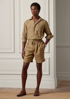 Chemise à Enfiler à Monogramme En Lin 9 Chemise à Enfiler à Monogramme En Lin -Promos Chemises Décontractées Boutique s7 1486214 alternate1