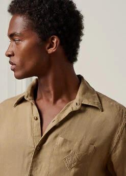 Chemise à Enfiler à Monogramme En Lin 11 Chemise à Enfiler à Monogramme En Lin -Promos Chemises Décontractées Boutique s7 1486214 alternate4