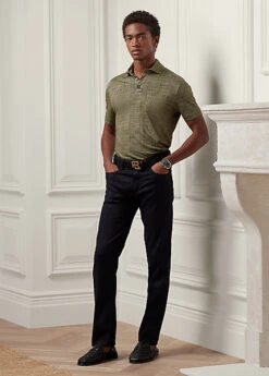 Polo à Motif Prince-de-galles En Lin 9 Polo à Motif Prince-de-galles En Lin -Promos Chemises Décontractées Boutique s7 1486218 alternate1