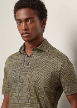 Polo à Motif Prince-de-galles En Lin 11 Polo à Motif Prince-de-galles En Lin -Promos Chemises Décontractées Boutique s7 1486218 alternate4