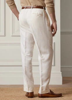 Pantalon Gregory Fait Main En Toile -Promos Chemises Décontractées Boutique s7 1486246 alternate3