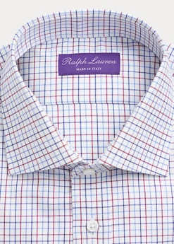 Chemise Tattersall En Sergé -Promos Chemises Décontractées Boutique s7 1486455 alternate4