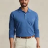 Polo Manches Longues En Coton Piqué -Promos Chemises Décontractées Boutique s7 1488410 alternate10