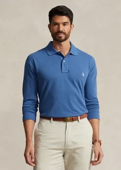 Polo Manches Longues En Coton Piqué