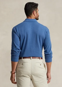 Polo Manches Longues En Coton Piqué -Promos Chemises Décontractées Boutique s7 1488410 alternate3