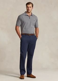 Polo En Piqué Stretch à Patte Zippée -Promos Chemises Décontractées Boutique s7 1488420 alternate1