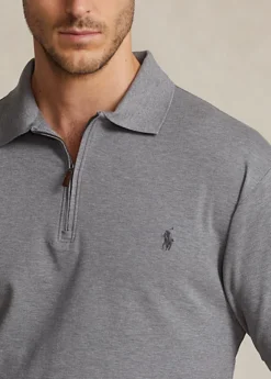 Polo En Piqué Stretch à Patte Zippée -Promos Chemises Décontractées Boutique s7 1488420 alternate4