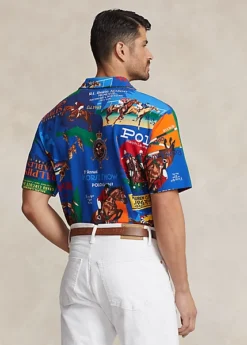 Polo équestre En Piqué -Promos Chemises Décontractées Boutique s7 1488452 alternate3