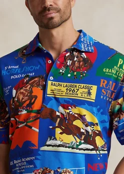 Polo équestre En Piqué -Promos Chemises Décontractées Boutique s7 1488452 alternate4