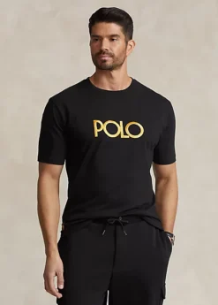 T-shirt En Jersey Avec Logo Brodé