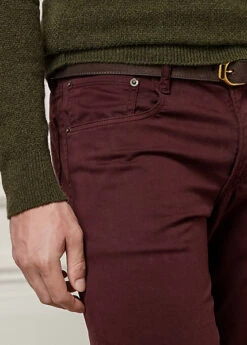 Pantalon Slim En Satinette Stretch -Promos Chemises Décontractées Boutique s7 1495104 alternate4