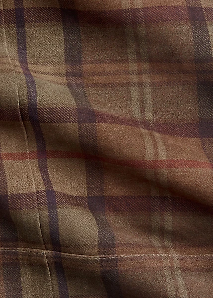 Veste-chemise à Motif écossais En Daim 8 Veste-chemise à Motif écossais En Daim – Image 6
