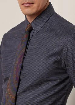 Chemise à Motif Pied-de-poule -Promos Chemises Décontractées Boutique s7 1495119 alternate4