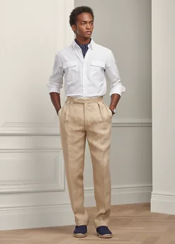 Chemise En Sergé à Chevrons -Promos Chemises Décontractées Boutique s7 1495532 alternate1