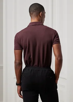 Polo En Piqué De Laine -Promos Chemises Décontractées Boutique s7 1495538 alternate3