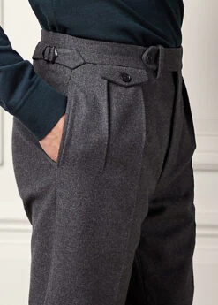 Pantalon Gregory Fait Main En Laine -Promos Chemises Décontractées Boutique s7 1495553 alternate4