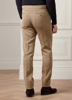 Pantalon En Sergé De Coton-laine -Promos Chemises Décontractées Boutique s7 1495565 alternate3