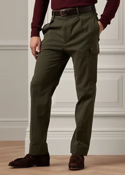 Pantalon Cargo Chino Teint En Pièce -Promos Chemises Décontractées Boutique s7 1495568 alternate1