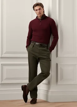 Pantalon Cargo Chino Teint En Pièce