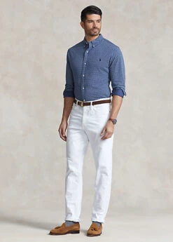 Chemise Ultra-légère à Pois En Coton -Promos Chemises Décontractées Boutique s7 1498051 alternate1