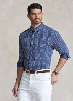 Chemise Ultra-légère à Pois En Coton