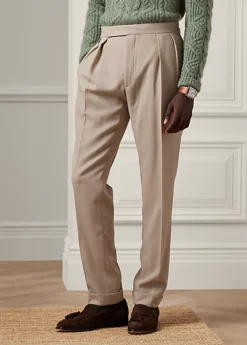 Pantalon Gregory En Crêpe De Laine -Promos Chemises Décontractées Boutique s7 1502352 alternate1