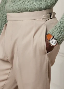 Pantalon Gregory En Crêpe De Laine -Promos Chemises Décontractées Boutique s7 1502352 alternate4