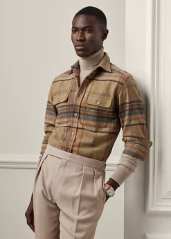 Chemise En Laine écossaise