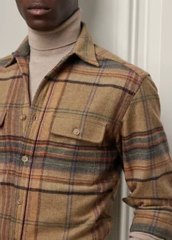 Chemise En Laine écossaise 13 Chemise En Laine écossaise -Promos Chemises Décontractées Boutique s7 1502376 alternate4