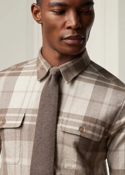 Chemise écossaise Laine, Soie, Cachemire -Promos Chemises Décontractées Boutique s7 1502382 alternate4