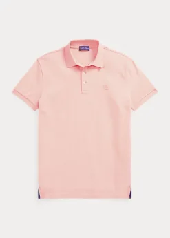 Polo Ajusté à Logo En Piqué