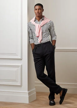 Chemise Rayée En Popeline -Promos Chemises Décontractées Boutique s7 1502449 alternate1