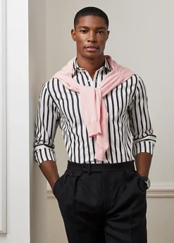 Chemise Rayée En Popeline