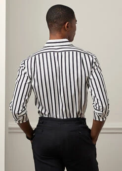 Chemise Rayée En Popeline -Promos Chemises Décontractées Boutique s7 1502449 alternate3