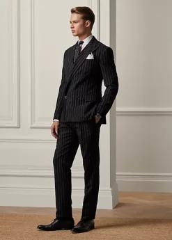 Pantalon Gregory Rayé Fait Main