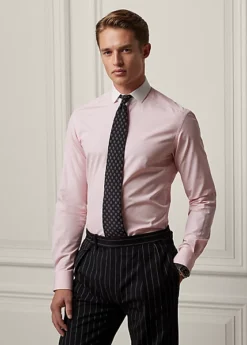 Chemise Fil-à-fil à Col En Popeline