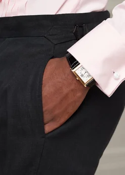 Pantalon Costume Gregory Fait Main Lin -Promos Chemises Décontractées Boutique s7 1504034 alternate4