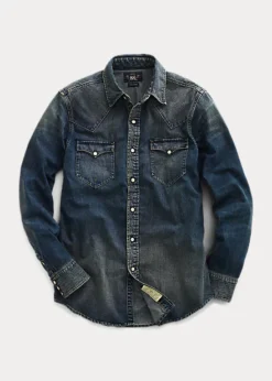 Chemise Western Cintrée En Denim