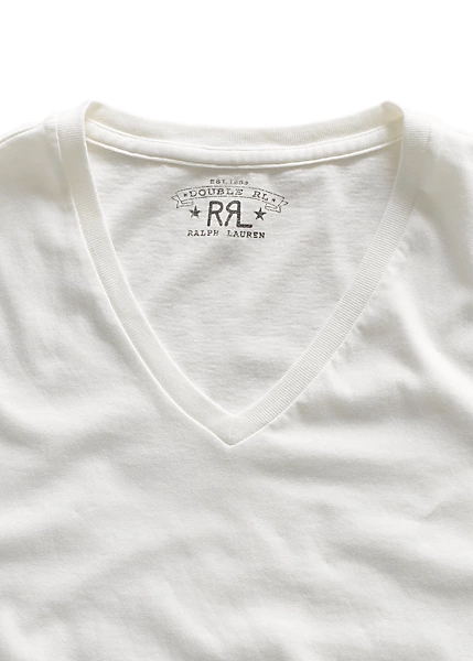 T-shirt Col En V En Jersey 5 T-shirt Col En V En Jersey – Image 3